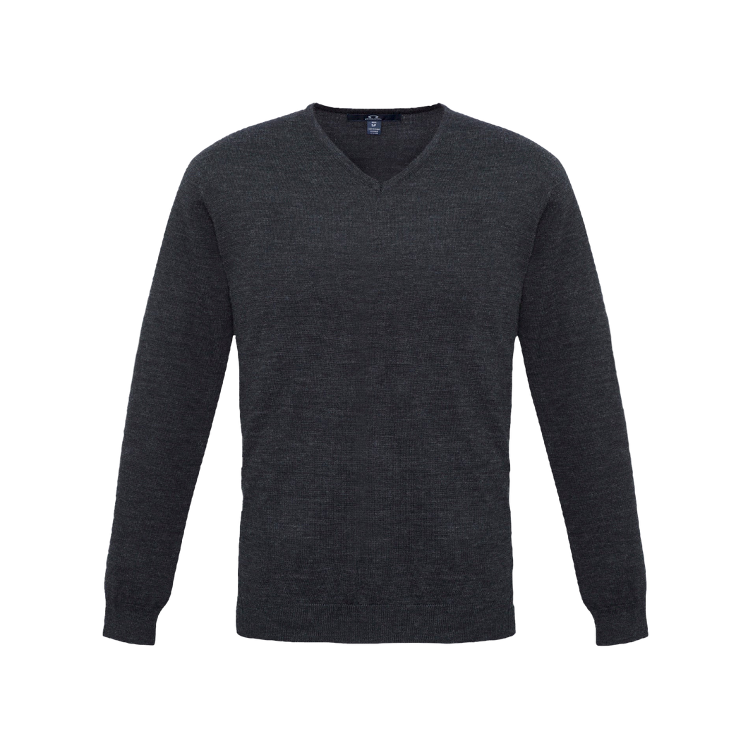 Biz Collection Men's Milano Pullover - Charcoal - Knitwear