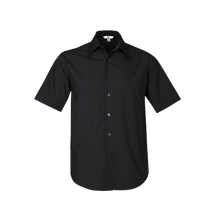 Load image into Gallery viewer, Biz Collection Men&#39;s Metro Short Sleeve Shirt - Black - Shirts
