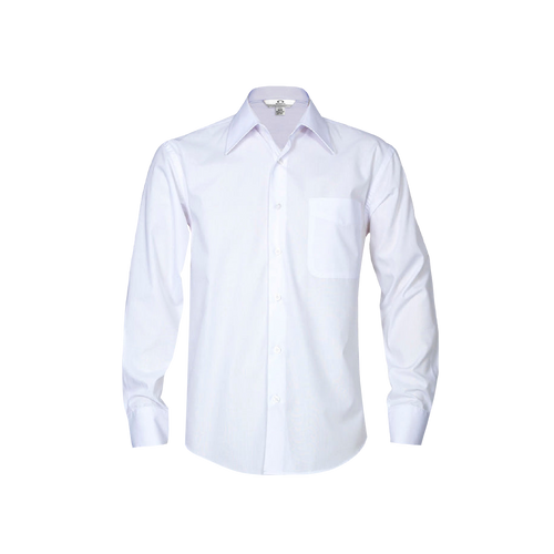 Biz Collection Men's Metro Long Sleeve Shirt - White - Shirts