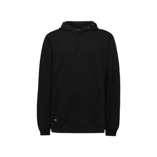 Hard Yakka Men's Foundations Brushed Fleece Hoodie - Black - Hoodies/Jumpers