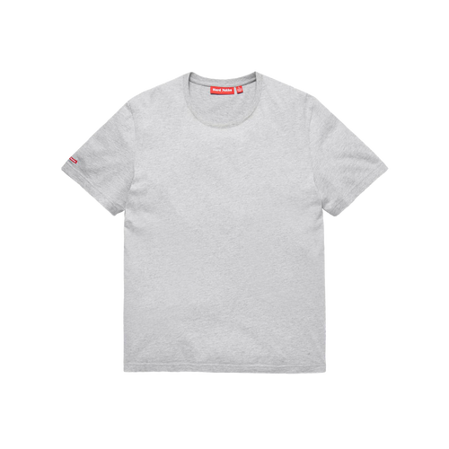 Hard Yakka Men's Cotton Crew Tee - Light Grey Marle - Tees