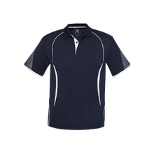 Load image into Gallery viewer, Biz Collection Men&#39;s Razor Polo - Navy/White - Polos
