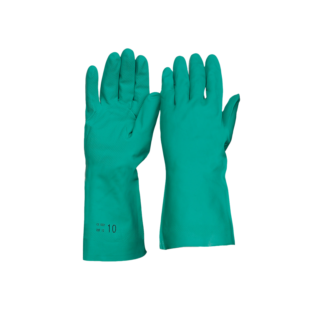 Pro Choice Unisex Green Nitrile Gloves - Green - Hand Protection