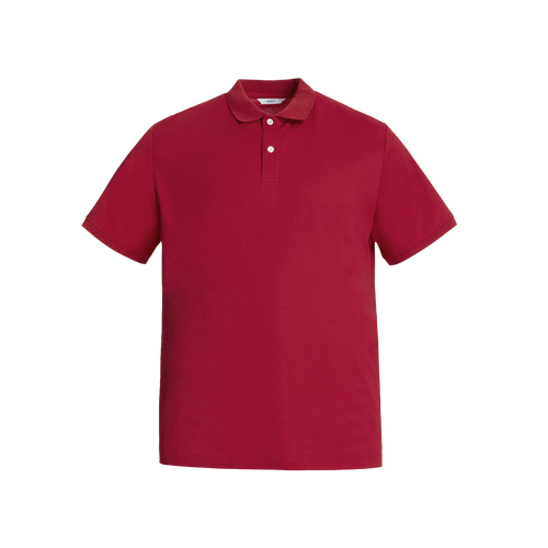 NNT Men's Antibacterial Polyface Short Sleeve Polo - Red - Polos