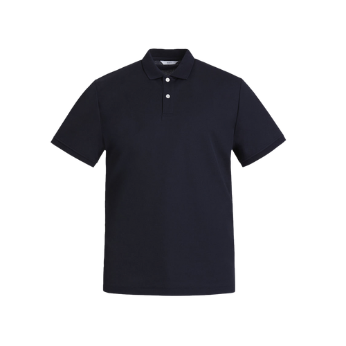 NNT Men's Antibacterial Polyface Short Sleeve Polo - Navy - Polos