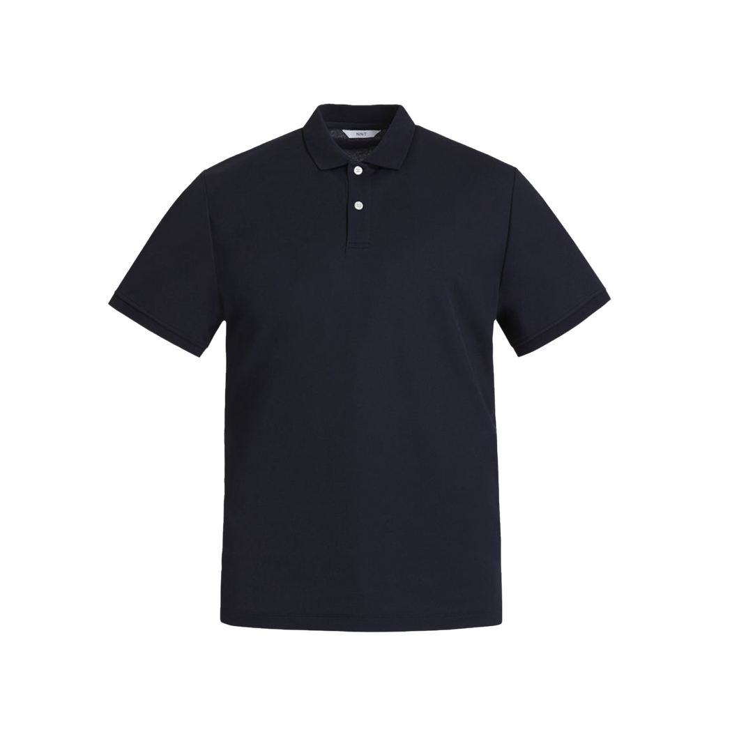 NNT Men's Antibacterial Polyface Short Sleeve Polo - Navy - Polos