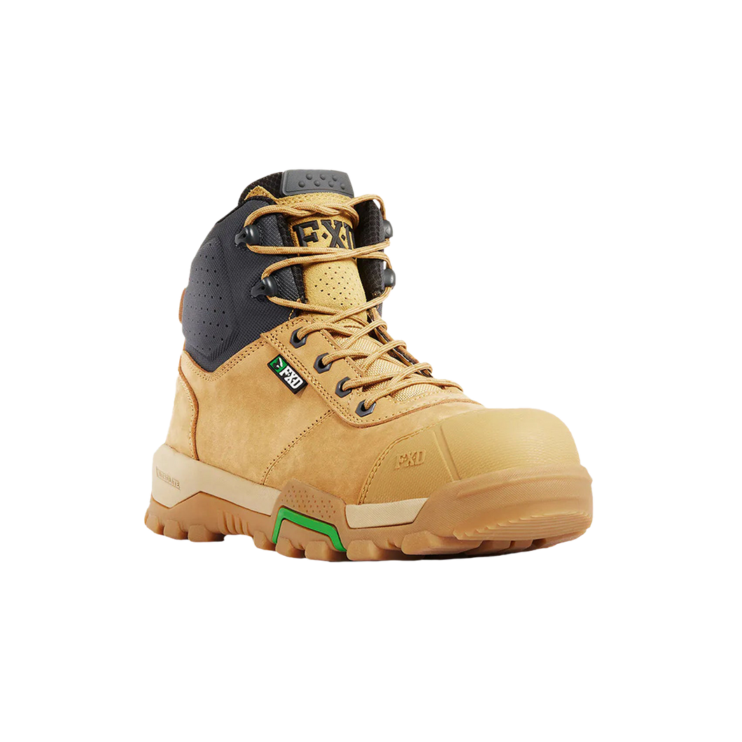 FXD Men's WB-2 Mid Cut Work Boots- Wheat - Safety Footwear