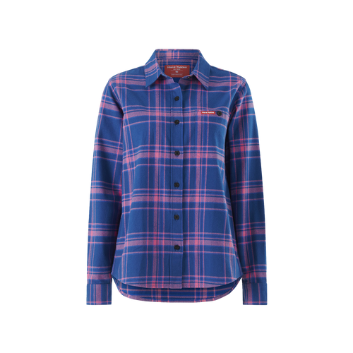 Hard Yakka Women's Check Flannie - Electric Blue - Jackets