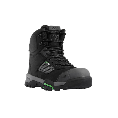 FXD Men's WB-1 High Cut Work Boots- Black - Safety Footwear