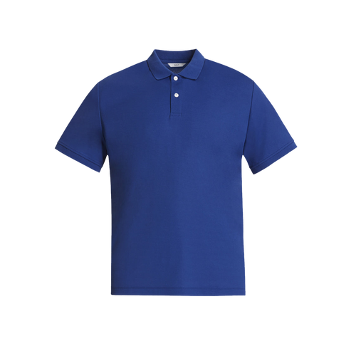 NNT Men's Antibacterial Polyface Short Sleeve Polo - Blue - Polos