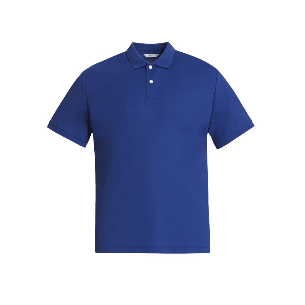 NNT Men's Antibacterial Polyface Short Sleeve Polo - Blue - Polos