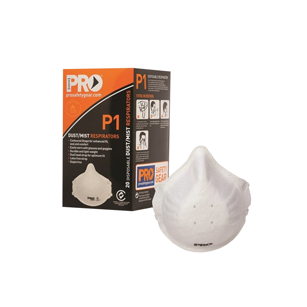 Pro Choice Dust Masks P1 - White - Respiratory Protection