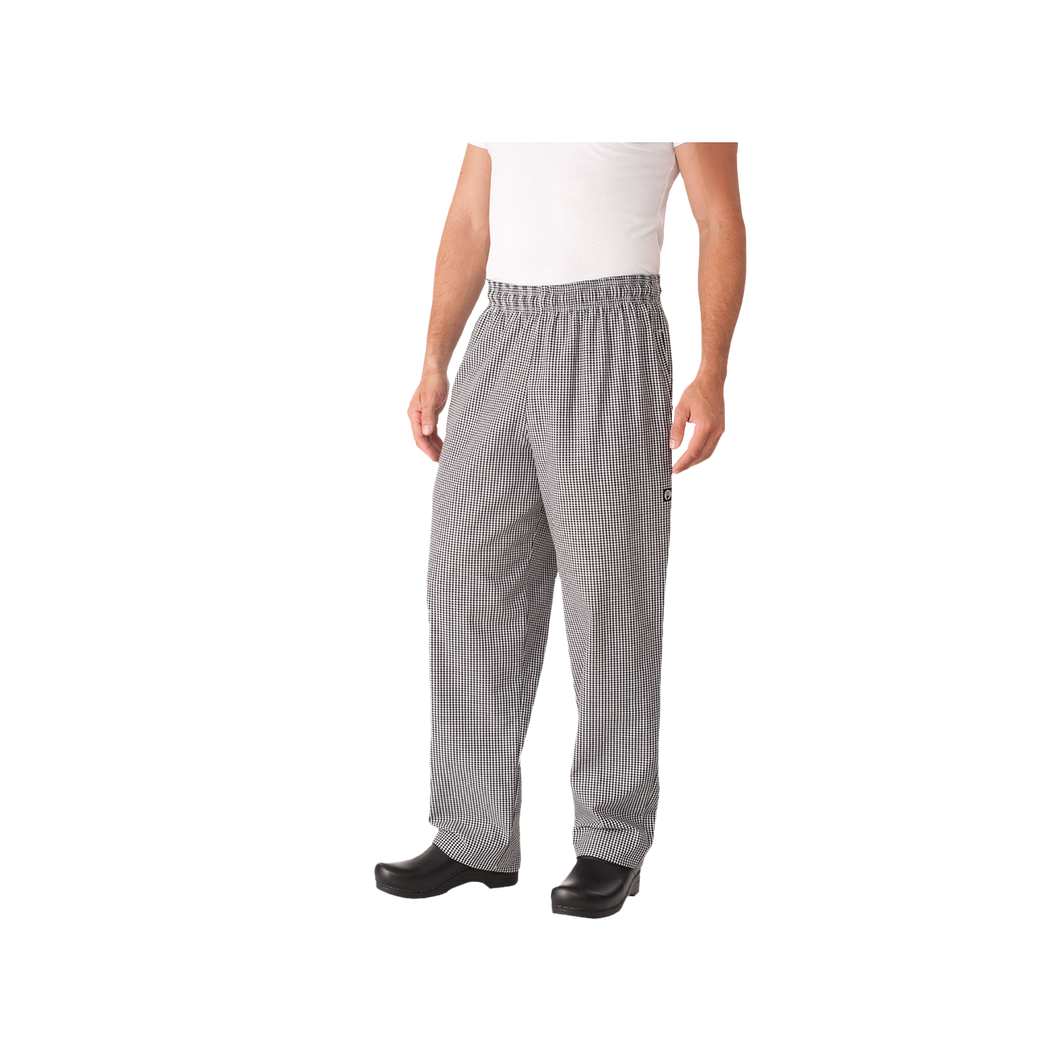 Chef Works Unisex Essential Baggy Chef Pants - Check - Chefwear