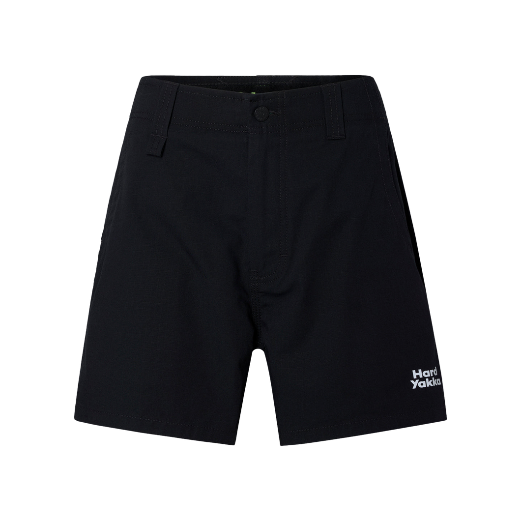 Hard Yakka Women's Raptor Short Shorts - Black - Shorts