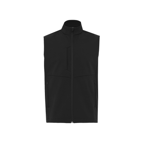 NNT Men's Bonded Fleece Zip Vest - Black - Vests