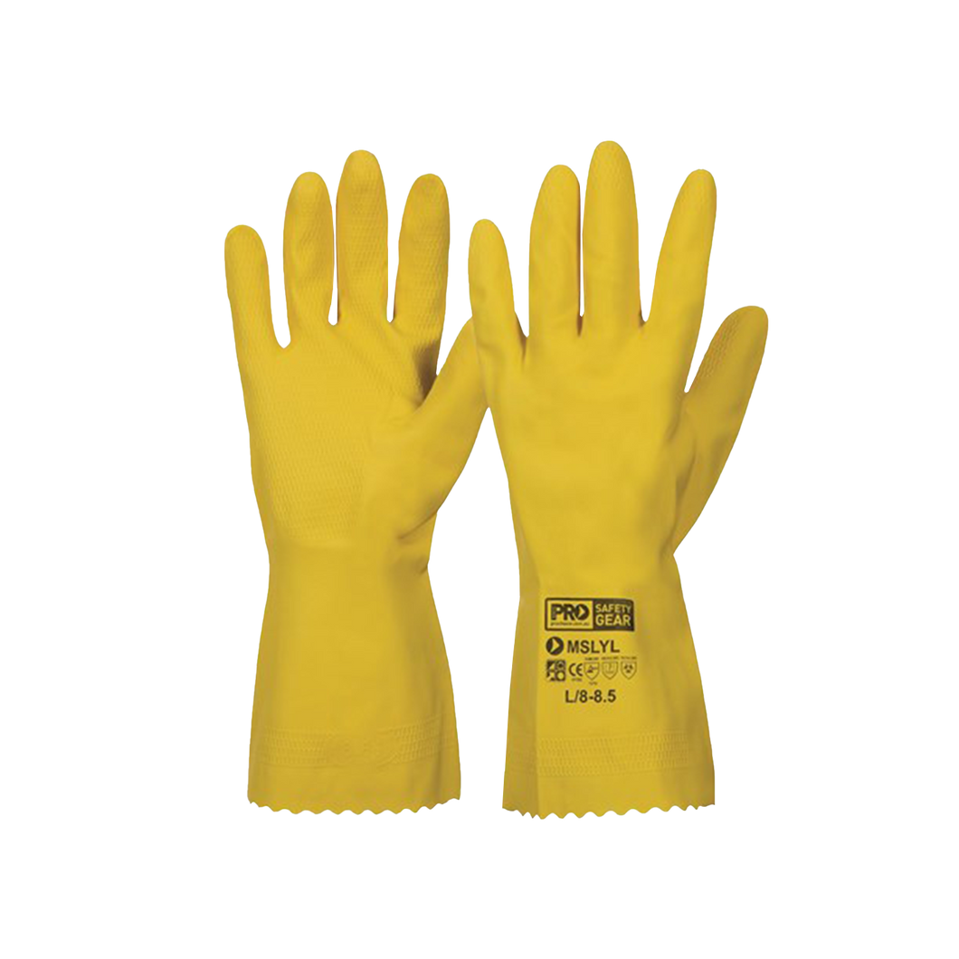 Pro Choice Unisex Silverlined Gloves - Yellow - Hand Protection