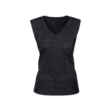 Load image into Gallery viewer, Biz Collection Women&#39;s Milano Vest - Charcoal - Knitwear
