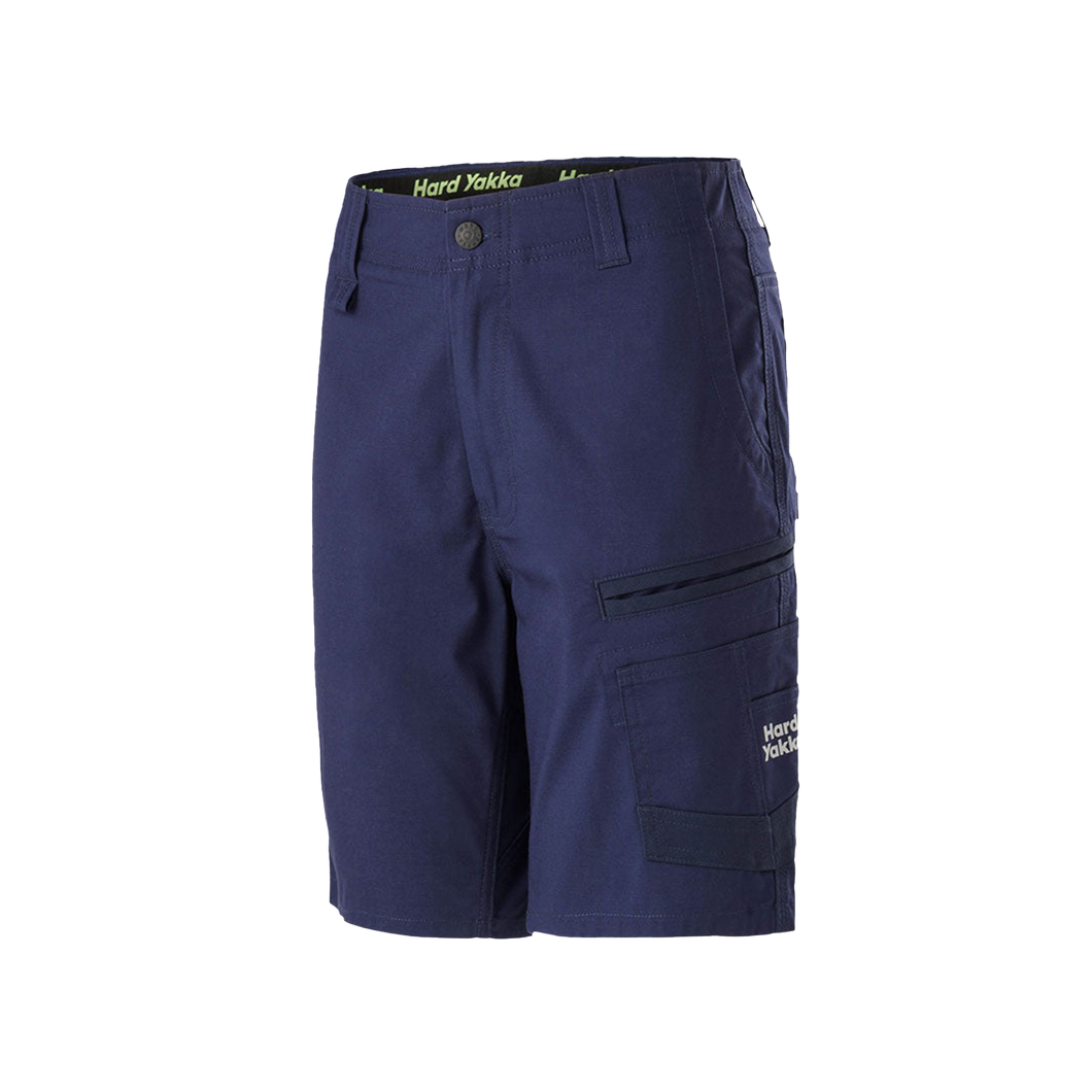 Hard Yakka Women's Raptor Mid Shorts - Navy - Shorts