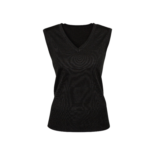 Biz Collection Women's Milano Vest - Black - Knitwear