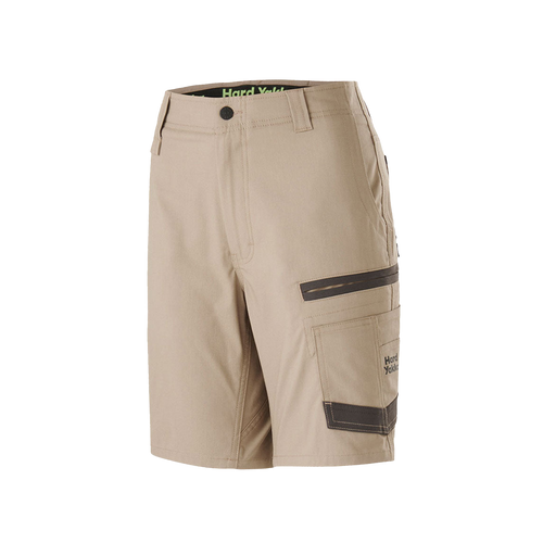 Hard Yakka Women's Raptor Mid Shorts - Desert - Shorts