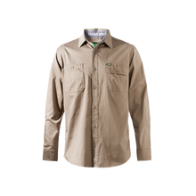 Load image into Gallery viewer, FXD Men&#39;s LSH-1 Long Sleeve Work Shirt - Stone - Shirts
