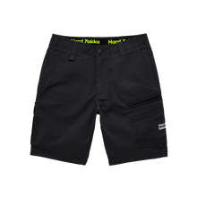 Load image into Gallery viewer, Hard Yakka Women&#39;s Raptor Mid Shorts - Black - Shorts
