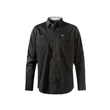 Load image into Gallery viewer, FXD Men's LSH-1 Long Sleeve Work Shirt - Black - Shirts
