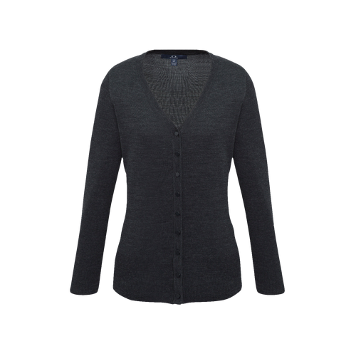 Biz Collection Women's Milano Cardigan - Charcoal - Knitwear