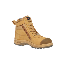 Load image into Gallery viewer, KingGee Men&#39;s Tradie 6Z Electrical Hazard Protection Work Safety Boots - Wheat - Safety Footwear
