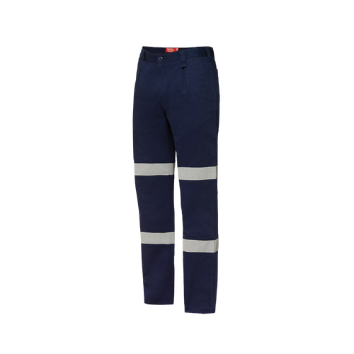 Hard Yakka Men's Foundations Drill Pants with Double Hoop Tape - Navy - Pants