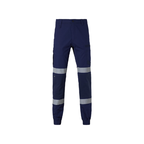 Hard Yakka Men's Raptor Cuffed W/Tape - Navy - Pants