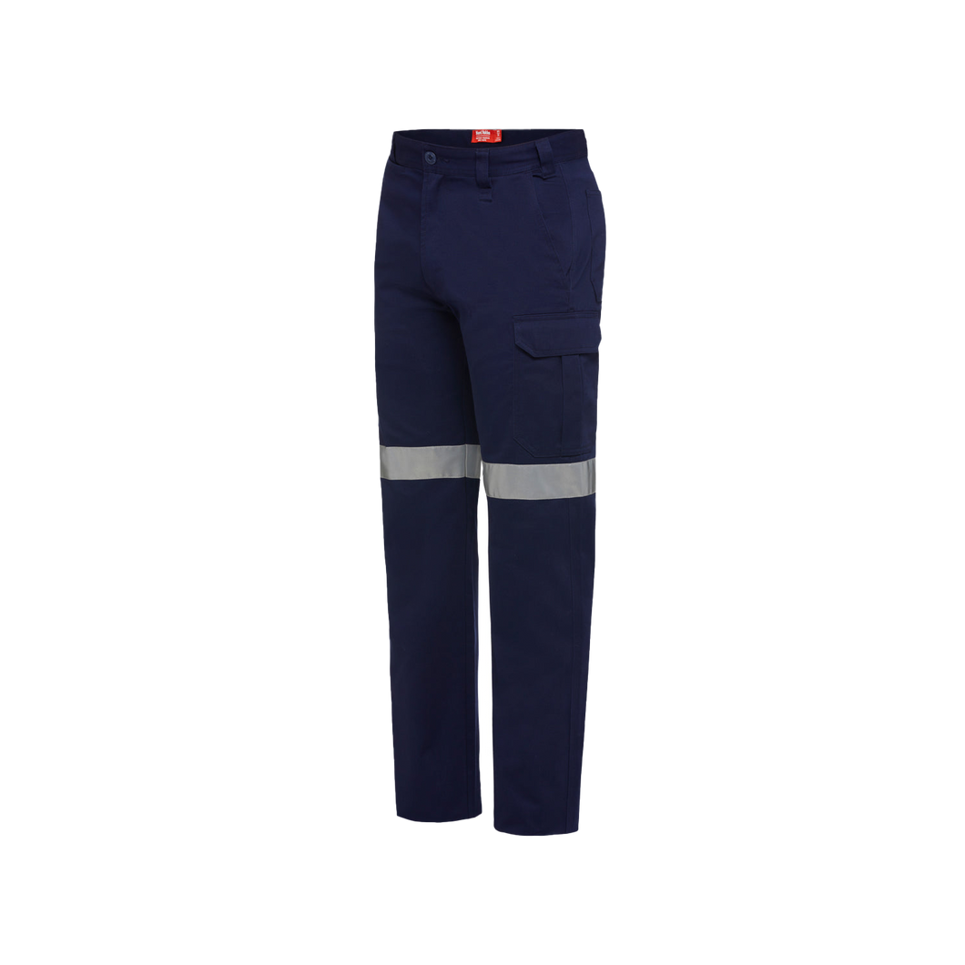 Hard Yakka Men's Cargo Drill Pants Taped - Navy - Pants