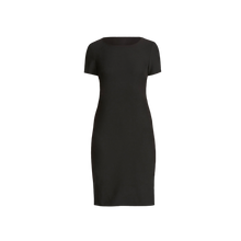 Load image into Gallery viewer, NNT Women's Helix Dry Short Sleeve Dress - Black - Skirts/Dresses
