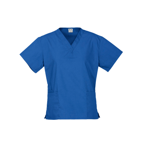 Biz Collection Women's Classic Scrubs Top - Royal - Scrubs