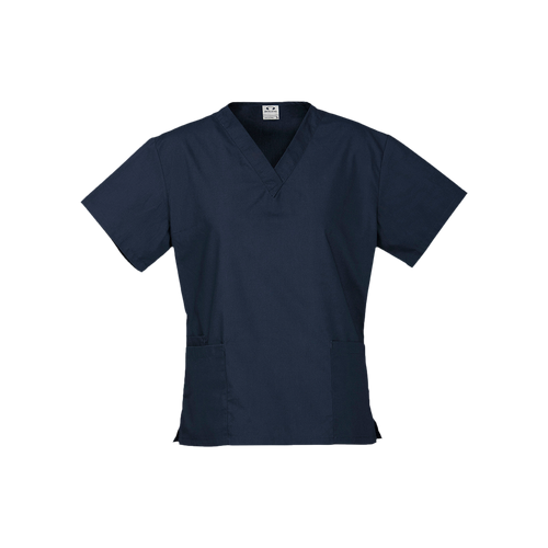 Biz Collection Women's Classic Scrubs Top - Navy - Scrubs