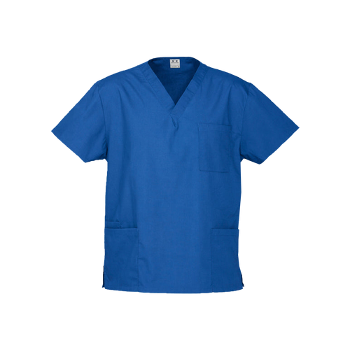 Biz Collection Unisex Classic Scrubs Top - Royal - Scrubs