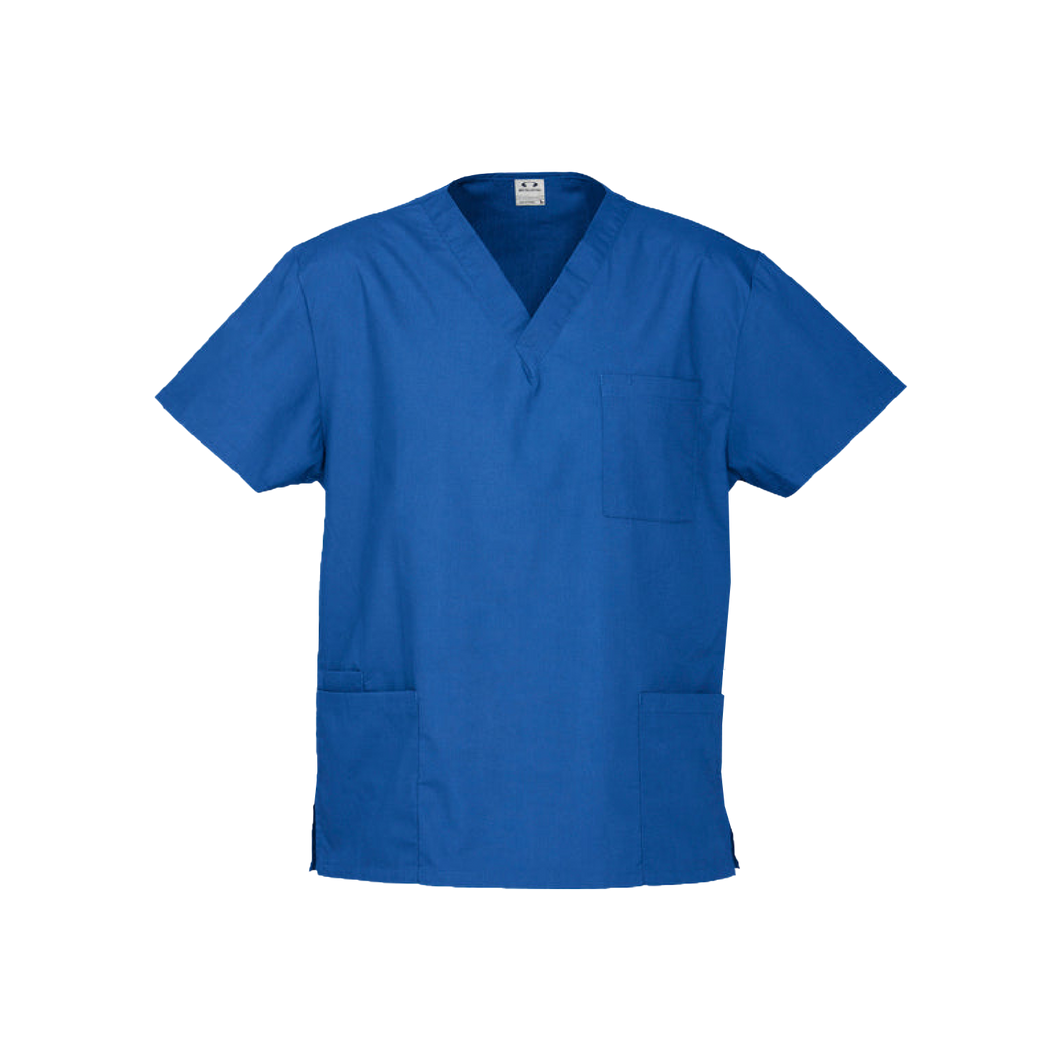 Biz Collection Unisex Classic Scrubs Top - Royal - Scrubs