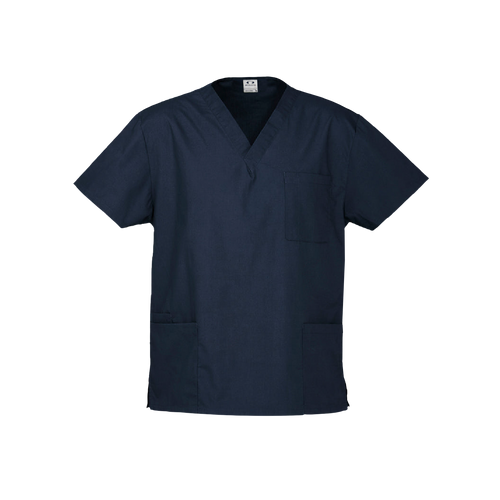 Biz Collection Unisex Classic Scrubs Top - Navy - Scrubs