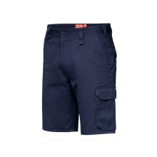 Load image into Gallery viewer, Hard Yakka Men&#39;s Foundations Drill Cargo Shorts - Navy - Shorts
