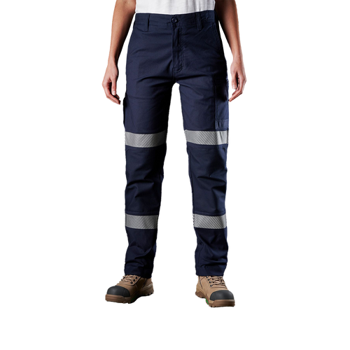 FXD Women's Stretch Reflective Taped Work Pants - Navy - Pants