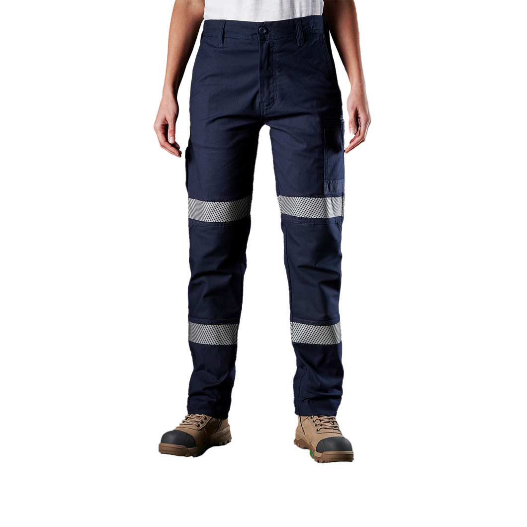 FXD Women's Stretch Reflective Taped Work Pants - Navy - Pants