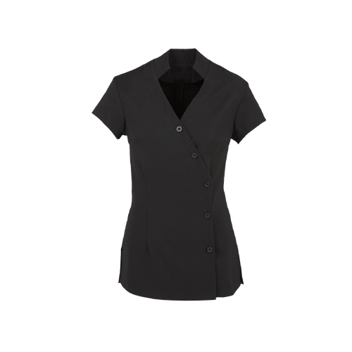 Biz Collection Women's Zen Crossover Tunic - Black - Tunics