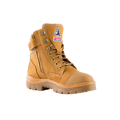 Steel Blue Women's Southern Cross Zip Ladies: Scuff Cap - Wheat - Safety Footwear