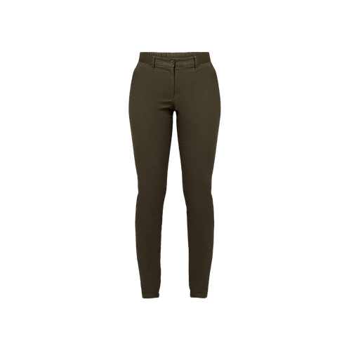 NNT Women's Stretch Cotton Chino Pants - Khaki - Pants