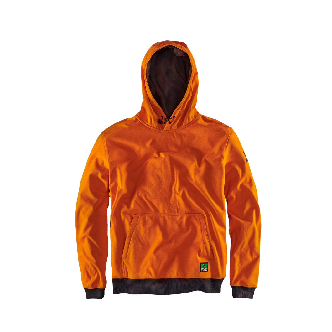 FXD Men's WF-1 Work Fleece Hoodie - Orange - Hoodies/Jumpers