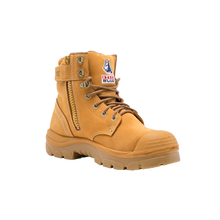 Load image into Gallery viewer, Steel Blue Men&#39;s Argyle Zip: TPU/Bump Cap Steel Toe Work Boots - Wheat - Safety Footwear
