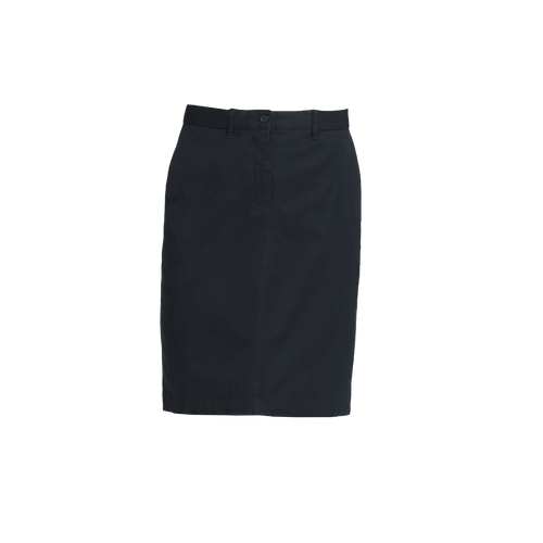 NNT Women's Stretch Cotton Chino Skirt - Navy - Skirts/Dresses