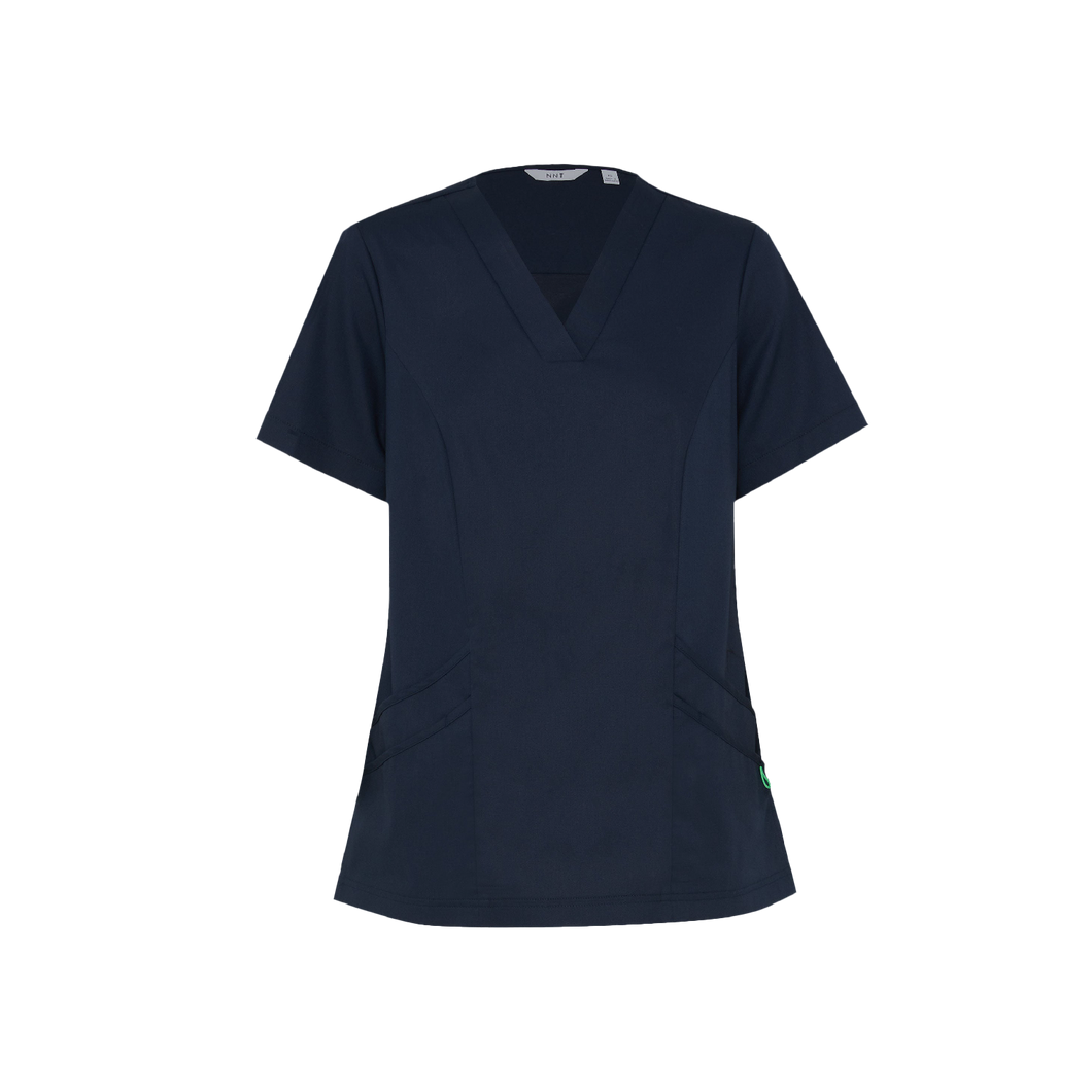 NNT Women's Next-Gen Antibacterial Active Florence Scrub Top - Midnight - Scrubs