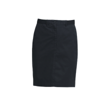 Load image into Gallery viewer, NNT Women&#39;s Stretch Cotton Chino Skirt - Black - Skirts/Dresses
