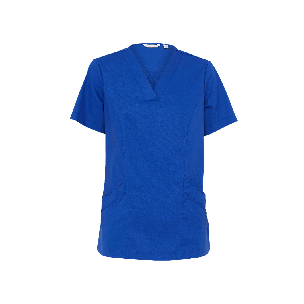 NNT Women's Next-Gen Antibacterial Active Florence Scrub Top - Cobalt - Scrubs